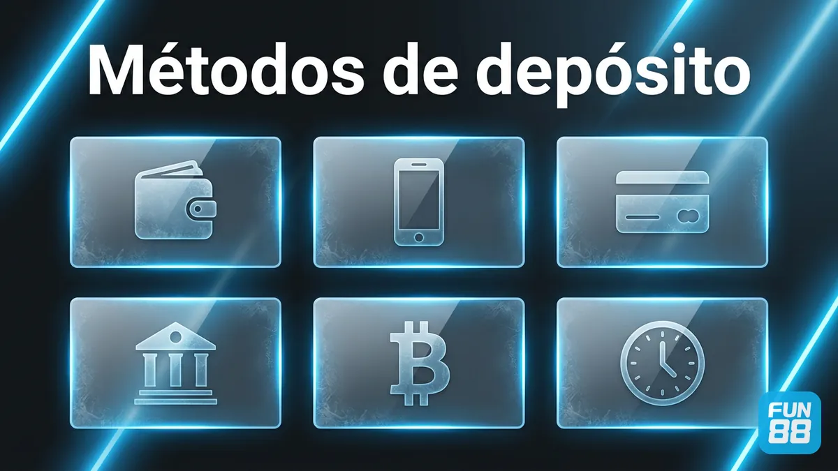 Métodos de depósito disponibles en Fun88 Chile