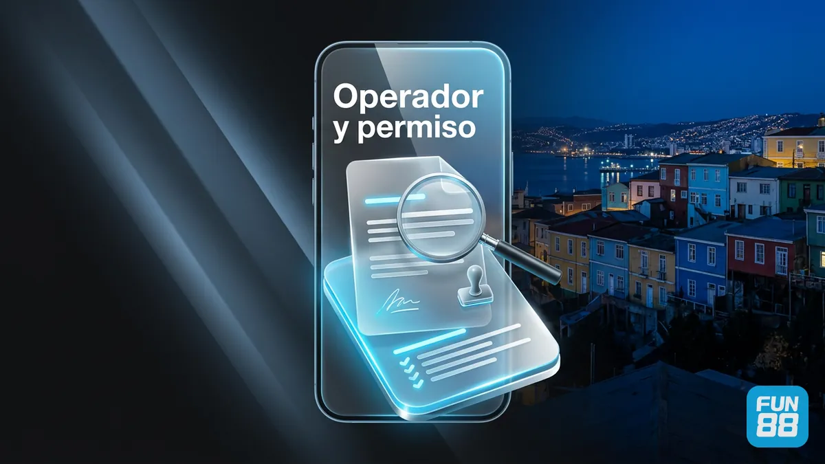 Ficha del operador y permiso en los Términos y Condiciones de Fun88